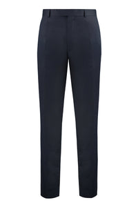 Stretch cotton chino trousers